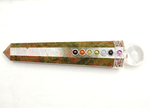 Buy Online Unakite Point Healing Wands : Unakite Point Healing Wands for Sale - Product Image 2