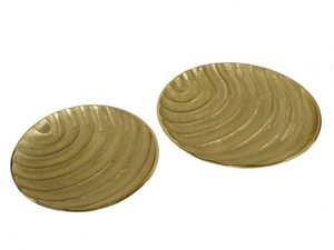 Bol de service en aluminium de meilleure qualité, assiette de restaurant dorée, bol martelé de forme ronde pour table de restaurant et d'hôtel - Product Image 3