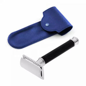มีดโกนนิรภัย DE SAFETY SHAVING RAZOR แบบสองคม ใบมีดโกนแบบดั้งเดิม มีดโกนสำหรับช่างตัดผม ด้ามจับยาว สำหรับโกน/จัดแต่งทรงเครา - Product Image 2