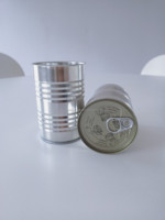 Hoge kwaliteit 300-500gr cilindervormige metalen blikken (0,16-0,18mm dik) uit Vietnam voor het verzenden van fruit en groenten