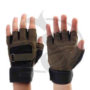 Guantes de Gimnasio Personalizados al por Mayor, sin Dedos, de PU, Cómodos, para Levantamiento de Pesas - Product Image 2