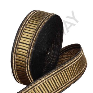 Dentelle de tresse cérémonielle, tresses françaises, dentelle de couleur bleue, vente en gros, prix raisonnable - Product Image 1