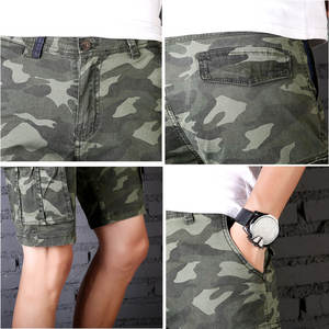 New Arrival <b>Men's</b> Cotton Cargo <b>Shorts</b> Solid Pattern Anti-Pilling Gym <b>Shorts</b> with Softness <b>Camouflage</b> Design - Product Image 6