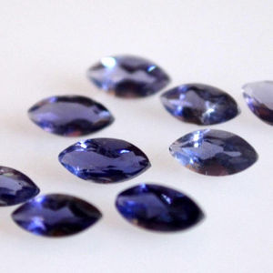 หินไอโอไลต์ธรรมชาติขนาด4มม. 6มม. 8มม. เจียระไนมาค่อร์กีสตัดอัญมณีกึ่งมีค่าผู้ผลิตทำเครื่องประดับร้านค้าผู้จัดจำหน่ายออนไลน์ - Product Image 2