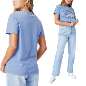 New Summer Stylish Wear Custom Design And Printing 100% Pure cotton T-shirt for Women - Product Image 4