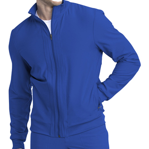 แจ็คเก็ตไมโครโพลีเอสเตอร์สีน้ำเงินรอยัลแบบใหม่สำหรับทุกเพศทุกวัย ผลิตตามแบบที่ลูกค้าต้องการและตามความต้องการของตลาด - Product Image 4