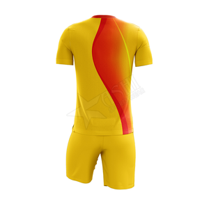 ชุดฟุตบอลโพลีเอสเตอร์100% ปรับแต่งได้เสื้อเจอร์ซีย์พิมพ์ลายสำหรับทีมฟุตบอลของคุณเอง - Product Image 6