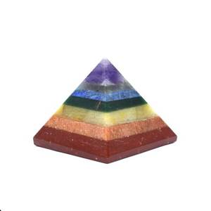 คริสตัลพลอยบำบัดทางจิตวิญญาณ7จักระผูกมัดพีระมิดขายส่งเรกิรักษาพีระมิดผู้ผลิตจากอินเดีย - Product Image 2