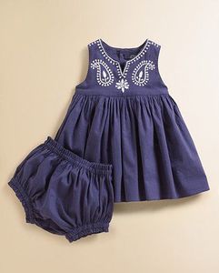 NEW--STYLISH--COTTON BABY--FROCK กับชุดสั้นๆกับงานปัก RESHAM และปรับแต่งในขนาดและสีใดๆ @ 2021 --- - Product Image 1