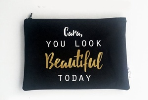 Custom Size and logo Black Velvet Zipper Money <b>Pouch</b> Bags Velvet Makeup Bag Cosmetic <b>Zip</b> Bag - Product Image 5
