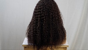 Perruques bouclées en dentelle HD avec cuticule alignée, dentelle frontale naturelle non traitée 100% cheveux humains indiens, meilleur prix d'usine du vendeur - Product Image 5