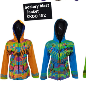 Hosiery เสื้อแจ็คเก็ตมีฮู้ดโบโฮ,เสื้อแจ็คเก็ตมีฮู้ดฮิปปี้เสื้อแจ็คเก็ตมีฮู้ดสไตล์ทันสมัยดีไซน์หลากสีแบบดั้งเดิมเสื้อแจ็คเก็ตสไตล์โบโฮ