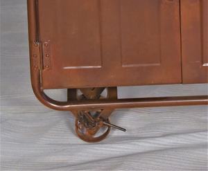 Modern Design Metal Kitchen <b>Cabinet</b> with <b>Vintage</b> Retro Rustic Matte Finish Industrial Kitchen Trolley - Product Image 3