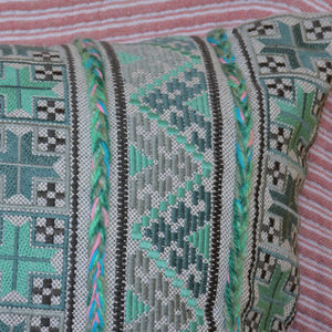 ปลอกหมอนอิงปักตกแต่งปรับแต่งได้ปลอกหมอนอิงยาวตกแต่งบ้านปลอกหมอนปัก14x32นิ้ว - Product Image 3