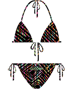 Traje de Baño Sexy con Tirantes para Mujer 2026, Conjunto de Bikini Clásico de Triángulo, Traje de Baño de Dos Piezas Ajustable para Mujer, Traje de Baño de Playa con Estampado de Tigre - Product Image 3