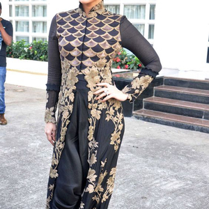 NEW--DESIGNER-ELEGANT séquence-veste de broderie élégant-robe avec belle main ZARDOZI travail --- pour la fête/quotidien BASE = 2021 - Product Image 1