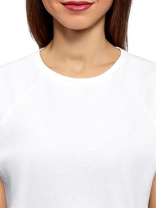 Camisetas de algodón informales de verano 2024 para mujer, camiseta de manga corta ecológica, camiseta Sexy de manga corta para mujer - Product Image 3