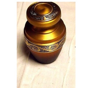 Recuerdos de Cremación de Latón Estilo Americano, Elegancia Metálica, Hechos a Mano, de Alta Calidad, Listos para Enviar, para Bebés, Mini - Product Image 1