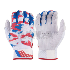Gants de frappe de baseball professionnels confortables en cuir synthétique de haute qualité, logo personnalisé, promotionnels, marque personnalisée - Product Image 1