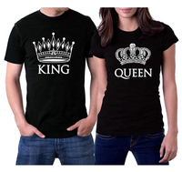 T-shirts décontractés vierges en jersey 100 % coton 180g imprimés sérigraphiés pour couples, design OEM pour les amoureux