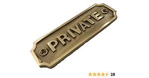 Study <b>Sign</b> Plaque Metal - Product Image 2
