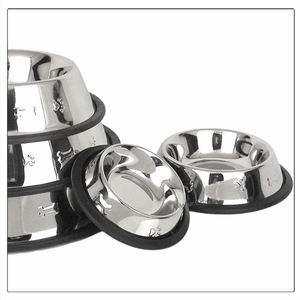24 oz Eco-Friendly <b>Stainless</b> <b>Steel</b> <b>Dog</b> <b>Bowl</b> Anti-Slip Metal Design Pet <b>Bowls</b> & Feeders - Product Image 2