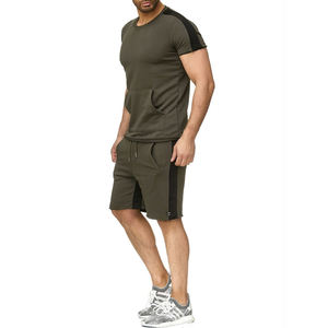 Simplee — ensemble Twin avec Logo personnalisé pour homme, t-shirt décontracté et Short entièrement personnalisé, bon marché pour l'été, 2021 - Product Image 4
