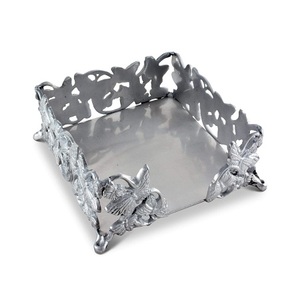 Servilletero de metal de forma rectangular para mesa de boda, servilletero decorativo, soporte de almacenamiento a un precio asequible - Product Image 2