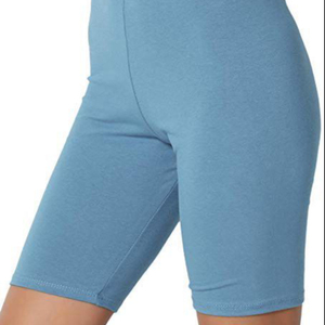 Pantalones cortos de Yoga informales con bolsillos y cremallera - Product Image 1