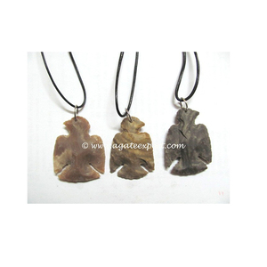 Collar de puntas de flecha de ágata Thunderbird - Product Image 1