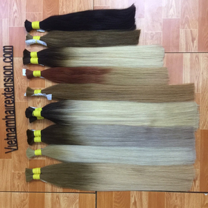 Extensions de cheveux 100% vierges Remy en vrac, boucles crépues de luxe, Vietnam - Product Image 1