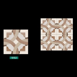 Carreaux de sol en porcelaine de couleur foncée à textures différentes 40x40cm - Product Image 5