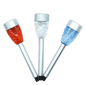 Poteau solaire en forme d'alvéoles, 10/14 pouces, lampe décorative de jardin, décoration pour la maison, l'extérieur - Product Image 1