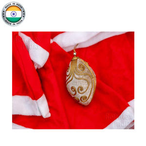 Adornos decorativos de Navidad, fabricante indio, distribuidor y fabricación a granel de refractex, India, hecho en la India para Bast - Product Image 1