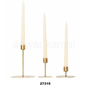 Decorative Metal <b>Pillar</b> <b>Candle</b> Holder - Product Image 1