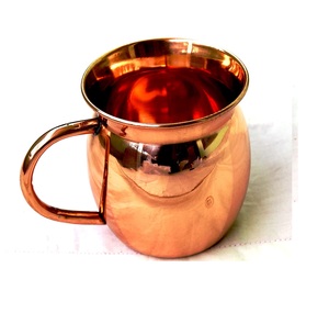 Tasse droite vintage en cuivre - Product Image 4