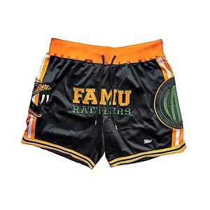 2024 unisexe personnalisé broderie rétro plaine Double maille basket-ball Shorts Streetwear Vintage Style hommes grande taille respirant - Product Image 3