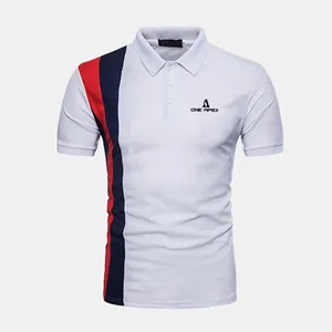 Good quality Short Sleeve Slim Fit Custom Polo Shirt 100 % Cotton polo T-shirt custom label men shirt by one apex
