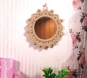 Miroir en macramé tendance - Product Image 1
