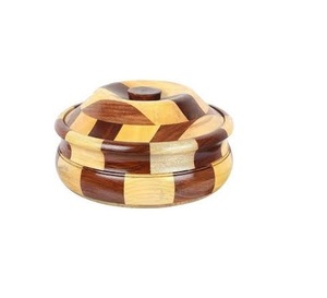 Haute qualité bois boîte chapati et personnalisé taille et forme ronde et couvercle conception pièce et Offre Spéciale produit - Product Image 2