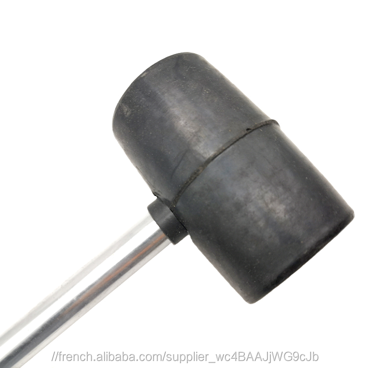 marteau Maillet en caoutchouc carrée durable gaine épaisse et texturée, avec manche antidérapant en métal. Bonne résilience