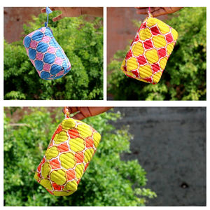 Toiletry <b>Bags</b> Block Printed Waterproof Washable <b>Makeup</b> Cosmetic Travel <b>Bags</b> with Pockets Gift for Her Christmas Gift Zipper <b>Bags</b> - Product Image 6