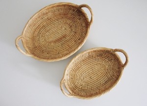 Traditional <b>bamboo</b> <b>basket</b> of natural colors - Product Image 3
