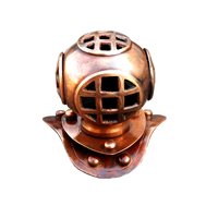 Mini casque de plongée de plongée sous-marine, avec base en bois, porte-stylo décoratif, produit personnalisé en vente