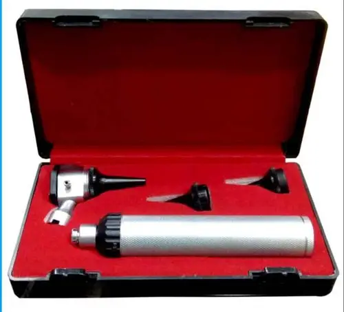 New Professional Ophthalmoscope / Otoscope Set Ent Surgical Instruments +3 Bulb