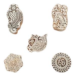 ผ้าพิมพ์ลายแบบรวมบล็อกหุ่นไม้สักรูปสัตว์ - Product Image 3