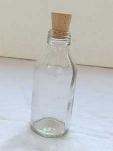 Custom Made Empty <b>Glass</b> <b>Bottles</b> <b>with</b> <b>Cork</b> Available in Size 5 Inches Suitable for Use As Wedding Invitations - Product Image 4