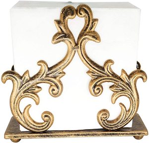 Modern Gold Aluminum Casted <b>Napkin</b> <b>Holder</b> in Stylish Design with Gold Finished Perfect for Home and Kitchenware - Product Image 2