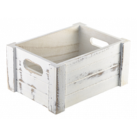 Style de boîte de conception de caisse de fruits pliable en bois massif