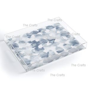 Bandeja de acrílico de diseño atractivo con la mejor calidad para servir aperitivos, comida, bandeja de frutas a precios asequibles - Product Image 3